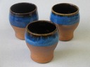 Blue & Ash fired Juice Cups