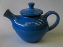 Small blue teapot
